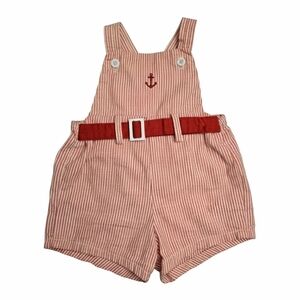 Vintage 1960s Buster Brown Nautical Toddler Shortalls 24M – Mid-Century Jon Jons